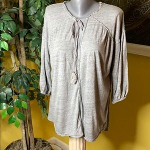 We The Free Oversized pheasant top